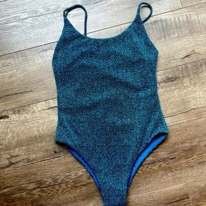 Mikoh Lurex Lele Cobalt Small NWT